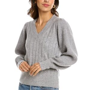 NWT‎ Design History x Stitch Fix Women's 100% Cashmere V-Neck Sweater Luxe Warm